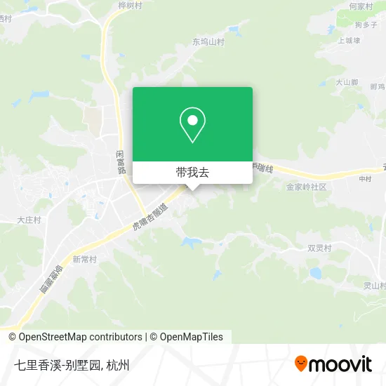七里香溪-别墅园地图