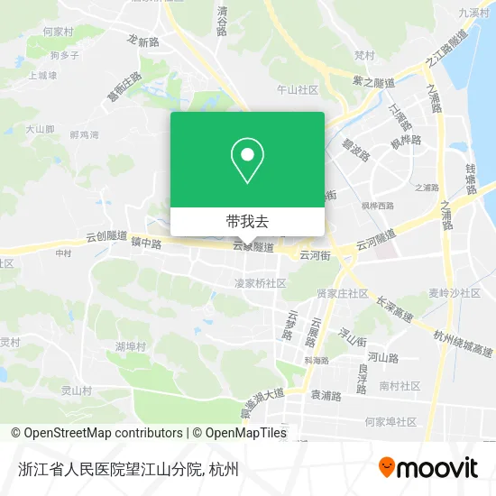 浙江省人民医院望江山分院地图