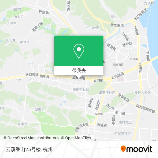 云溪香山25号楼地图