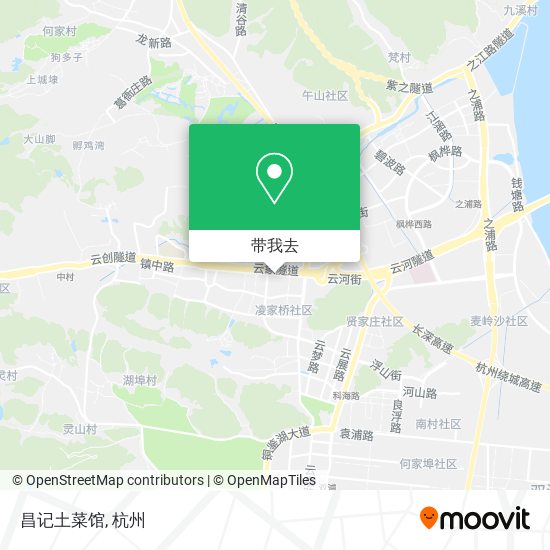 昌记土菜馆地图