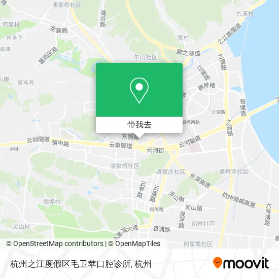 杭州之江度假区毛卫苹口腔诊所地图