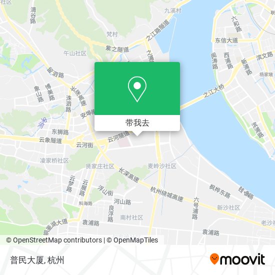 普民大厦地图