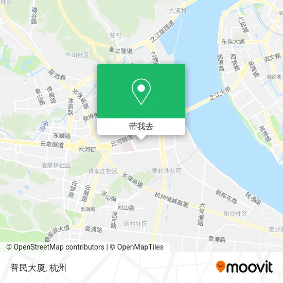 普民大厦地图