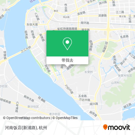 河南饭店(新浦路)地图