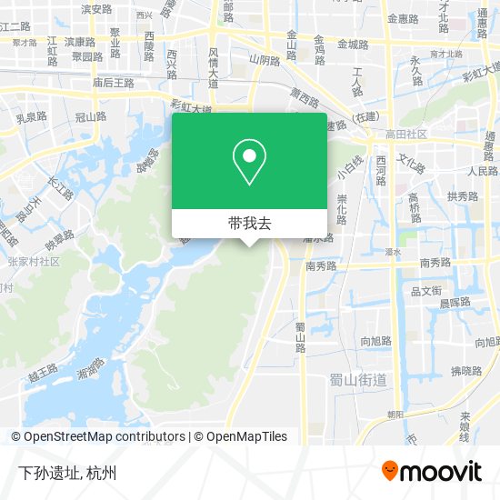 下孙遗址地图