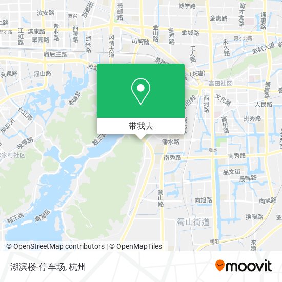 湖滨楼-停车场地图