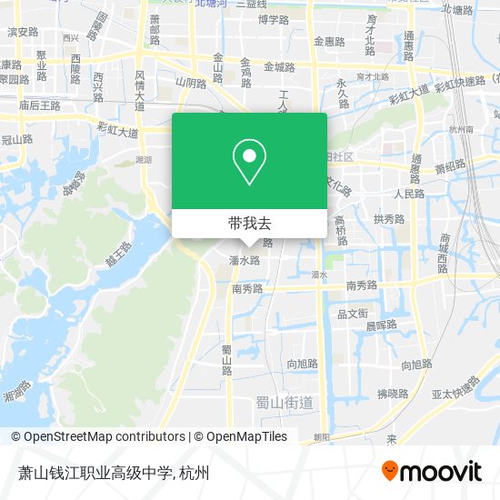 萧山钱江职业高级中学地图