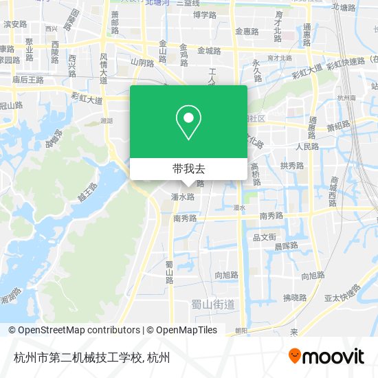 杭州市第二机械技工学校地图