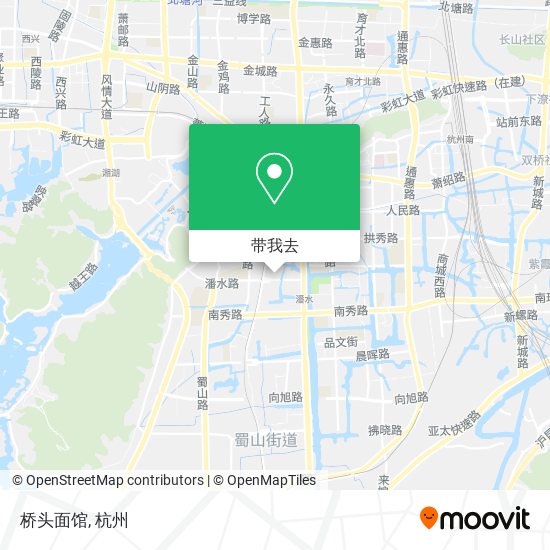 桥头面馆地图