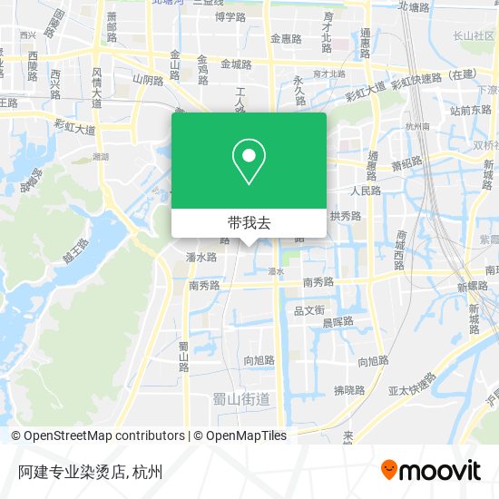 阿建专业染烫店地图