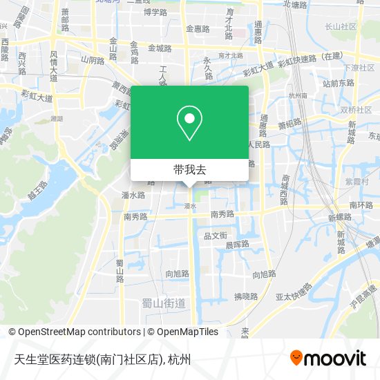 天生堂医药连锁(南门社区店)地图