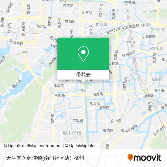 天生堂医药连锁(南门社区店)地图