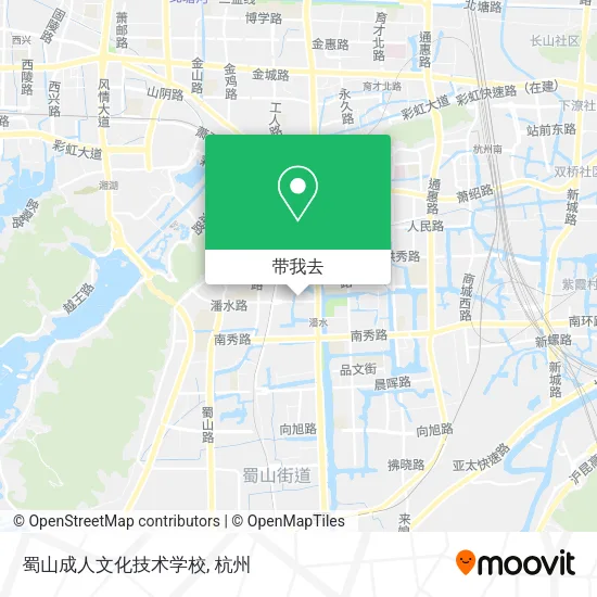 蜀山成人文化技术学校地图