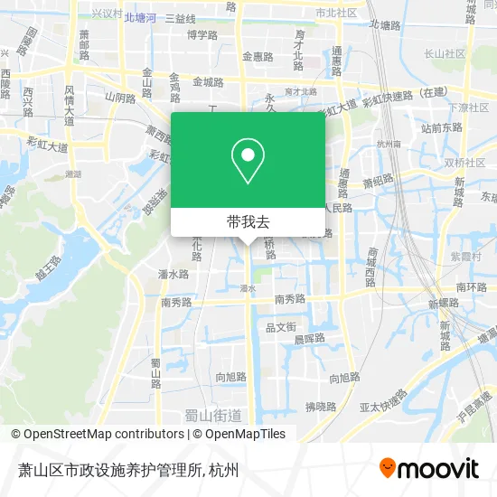 萧山区市政设施养护管理所地图