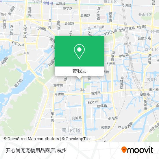 开心尚宠宠物用品商店地图