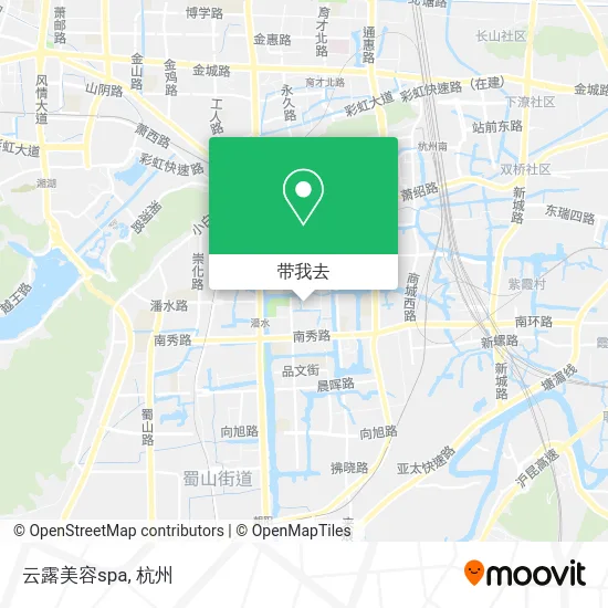 云露美容spa地图