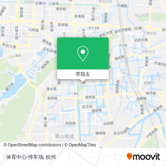 体育中心-停车场地图