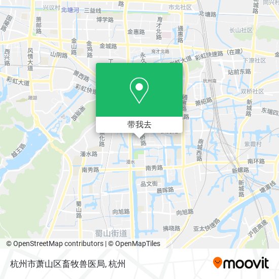 杭州市萧山区畜牧兽医局地图