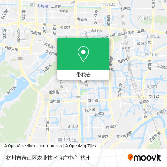 杭州市萧山区农业技术推广中心地图