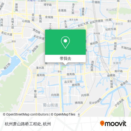 杭州萧山路桥工程处地图