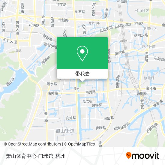 萧山体育中心-门球馆地图