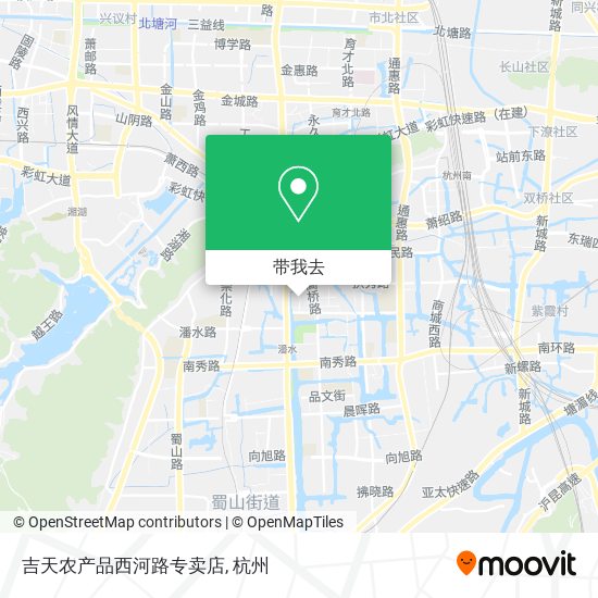 吉天农产品西河路专卖店地图