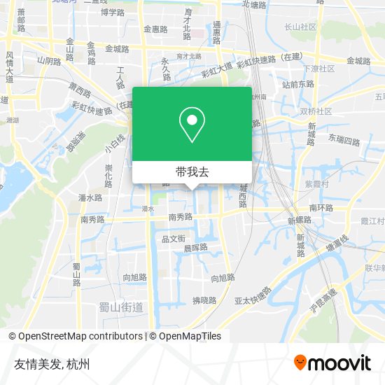友情美发地图