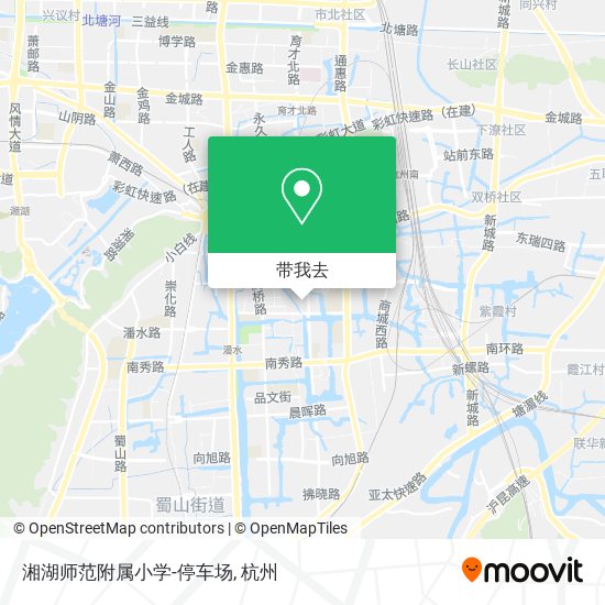湘湖师范附属小学-停车场地图