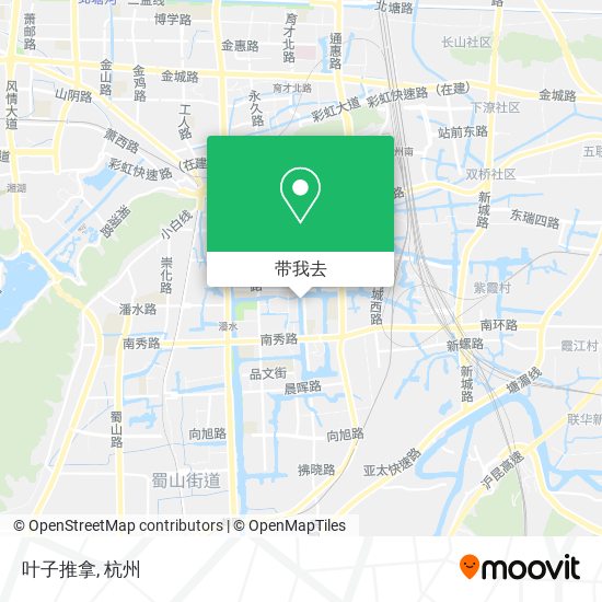 叶子推拿地图