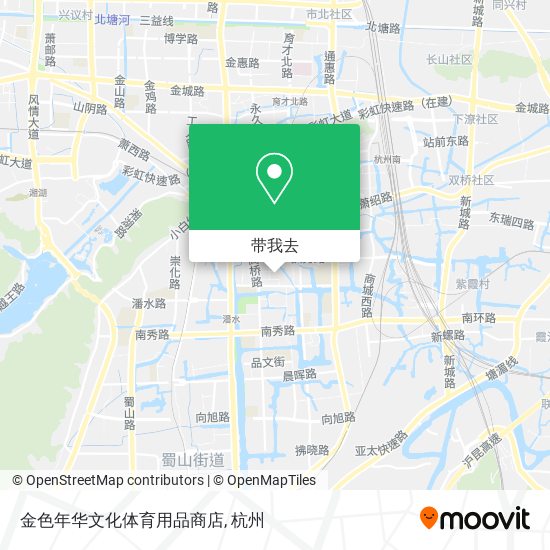 金色年华文化体育用品商店地图