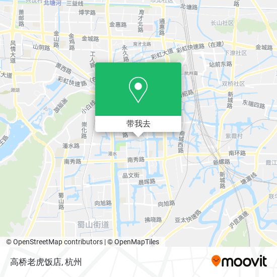 高桥老虎饭店地图