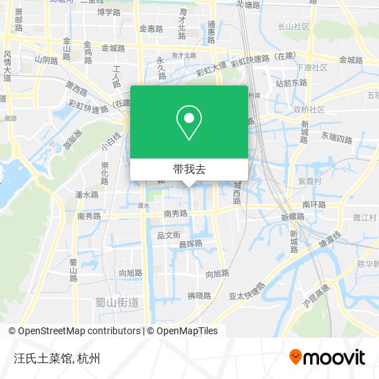 汪氏土菜馆地图