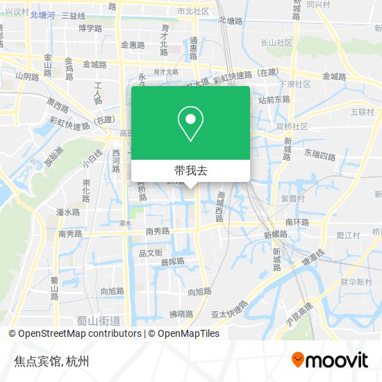 焦点宾馆地图