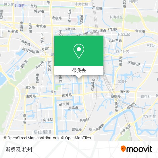 新桥园地图
