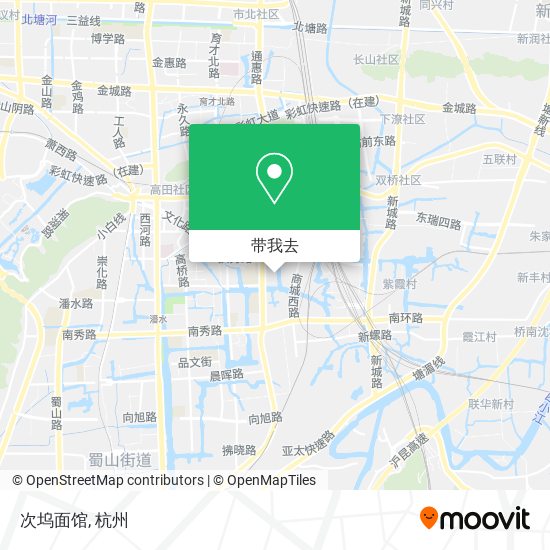 次坞面馆地图