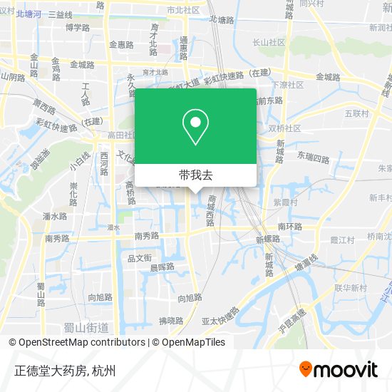 正德堂大药房地图