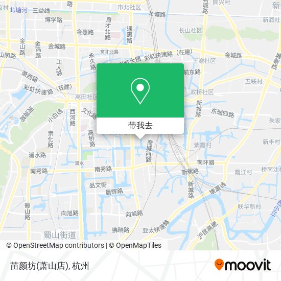 苗颜坊(萧山店)地图