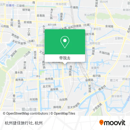 杭州捷佳旅行社地图