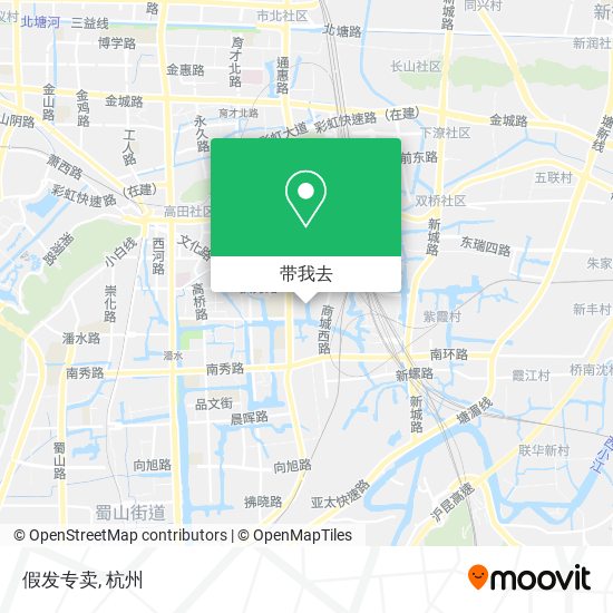 假发专卖地图