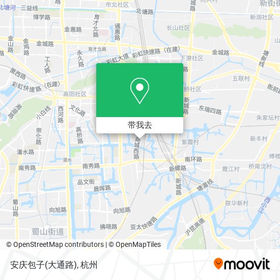 安庆包子(大通路)地图
