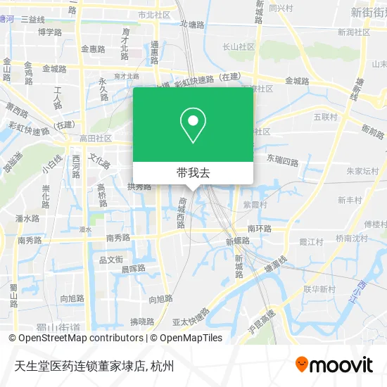 天生堂医药连锁董家埭店地图