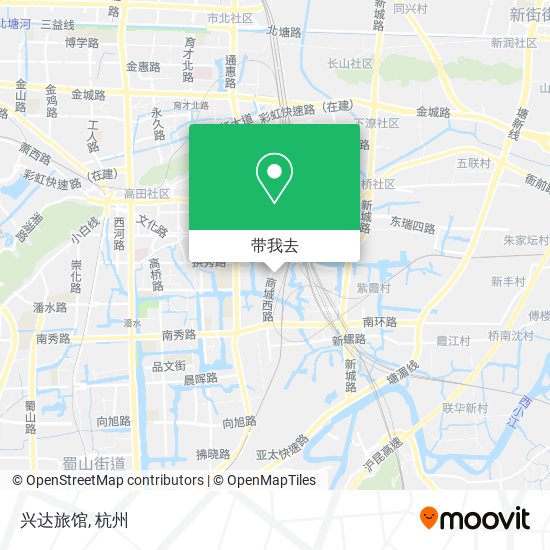 兴达旅馆地图