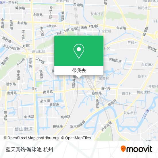 蓝天宾馆-游泳池地图