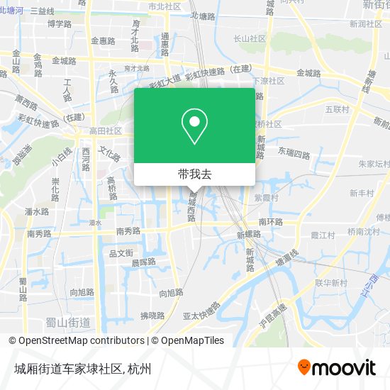 城厢街道车家埭社区地图