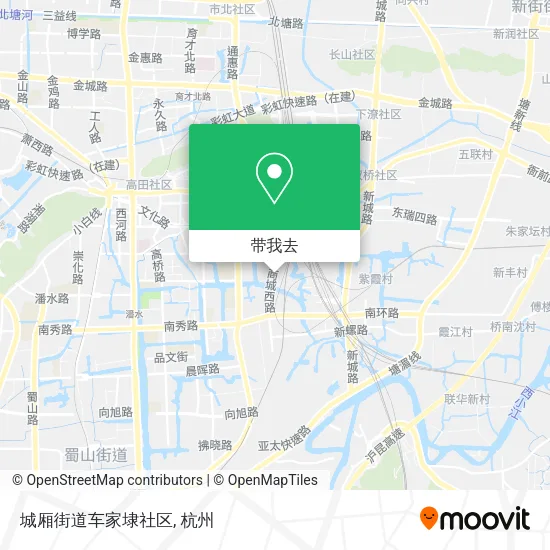 城厢街道车家埭社区地图