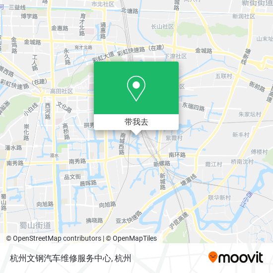 杭州文钢汽车维修服务中心地图
