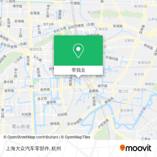 上海大众汽车零部件地图