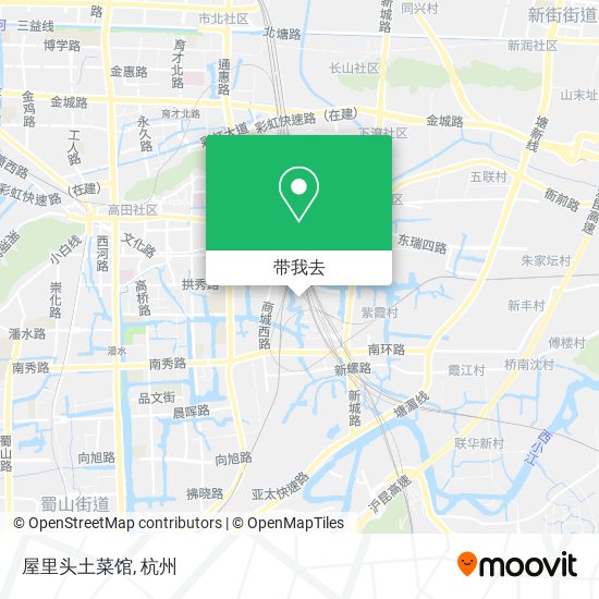 屋里头土菜馆地图