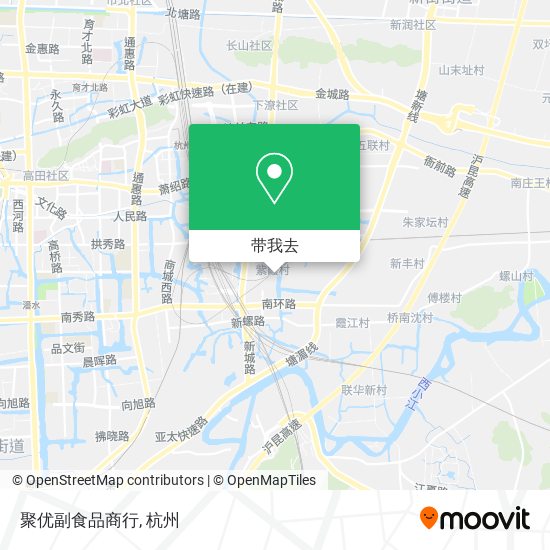 聚优副食品商行地图