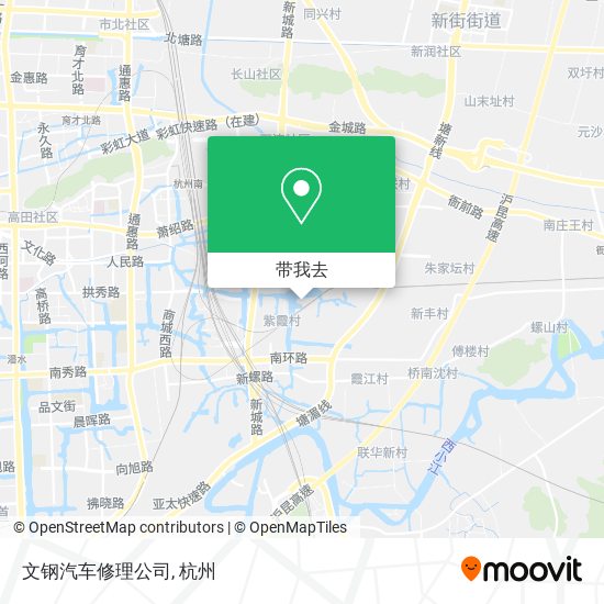 文钢汽车修理公司地图